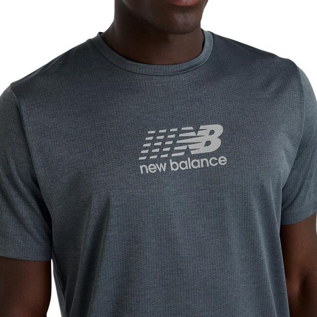 New Balance Shirt Athletic Run Heren