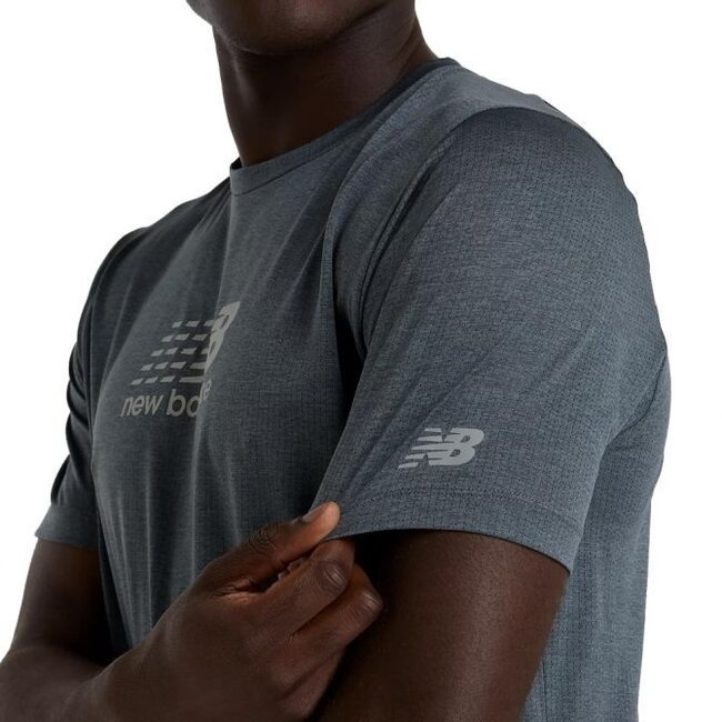 New Balance New Balance Shirt Athletic Run Heren