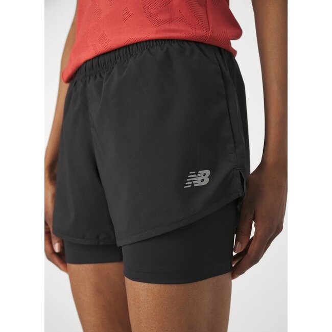 New Balance 2-in 1 Seamless Short Dames