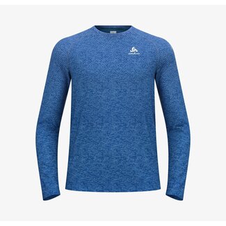 Odlo Odlo T-shirt crew neck l/s ESSENTIAL SEAMLESS Heren blauw