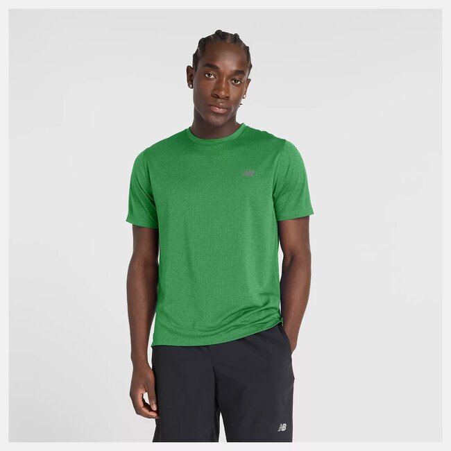 New Balance Shirt Athletics Heren Groen