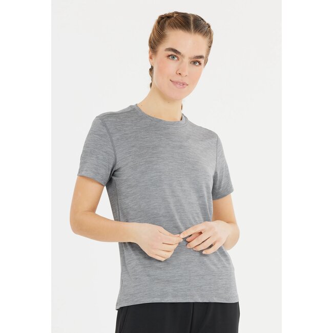 Endurance Endurance Alvaly W Melange S/S Tee Dames 2170