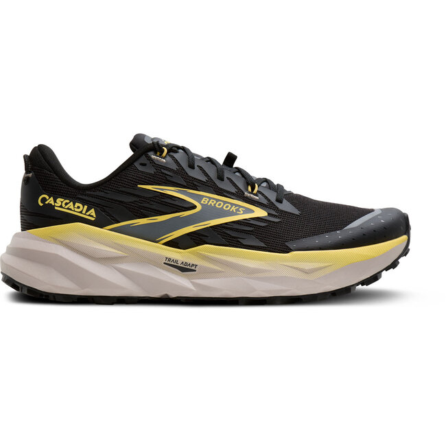 Brooks Cascadia 19 Heren Hardloopschoenen Zwart