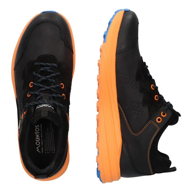 Mountos Ourea Low Wandelschoenen Heren | Zwart Oranje