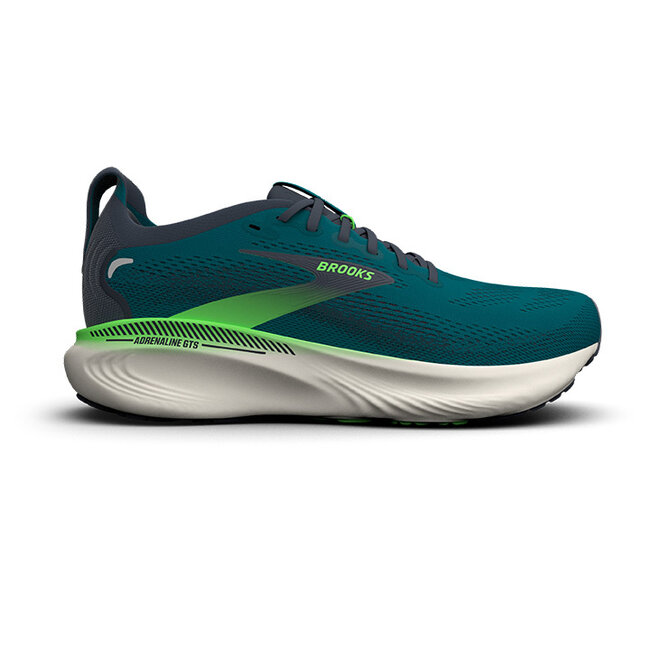 Brooks Adrenaline GTS 25 2-E Leest Hardloopschoenen Heren - Groen