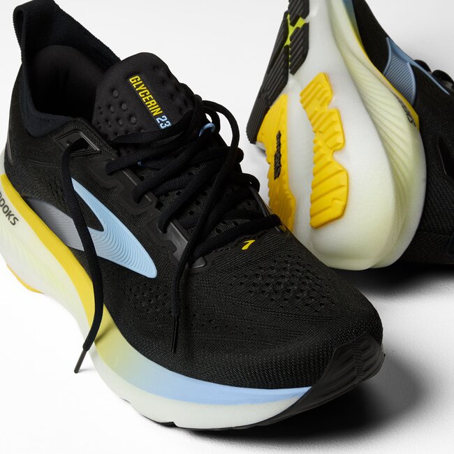 Brooks Glycerin 23 Hardloopschoenen Heren - Zwart