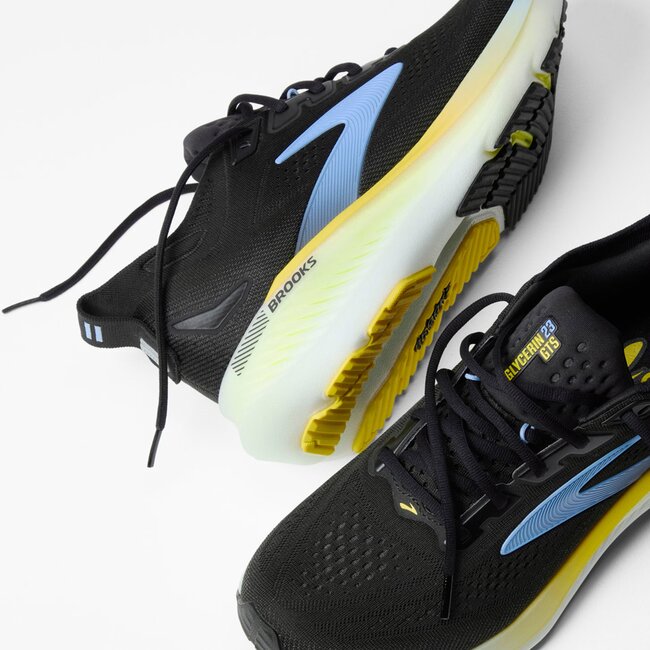 Brooks Glycerin GTS 23 Hardloopschoenen Heren - Zwart