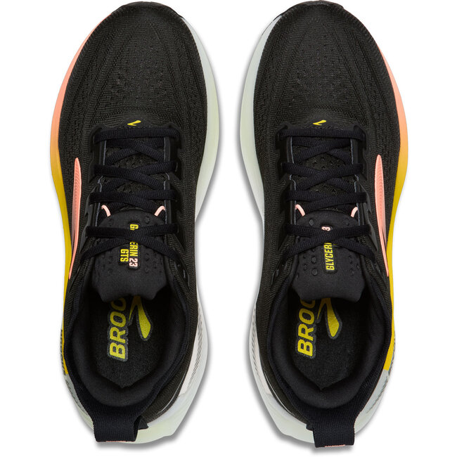 Brooks Glycerin GTS 23 Hardloopschoenen Dames - Zwart