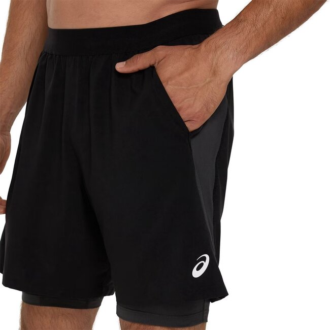 Asics Road 2in1  7in Short Hardloopbroek Heren
