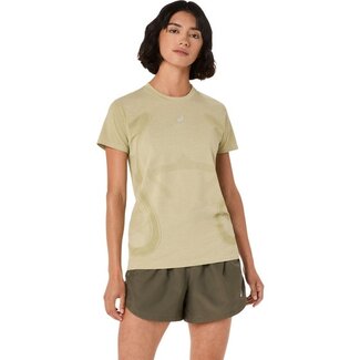 ASICS ASICS Road Seamless Shirt Dames - Groen