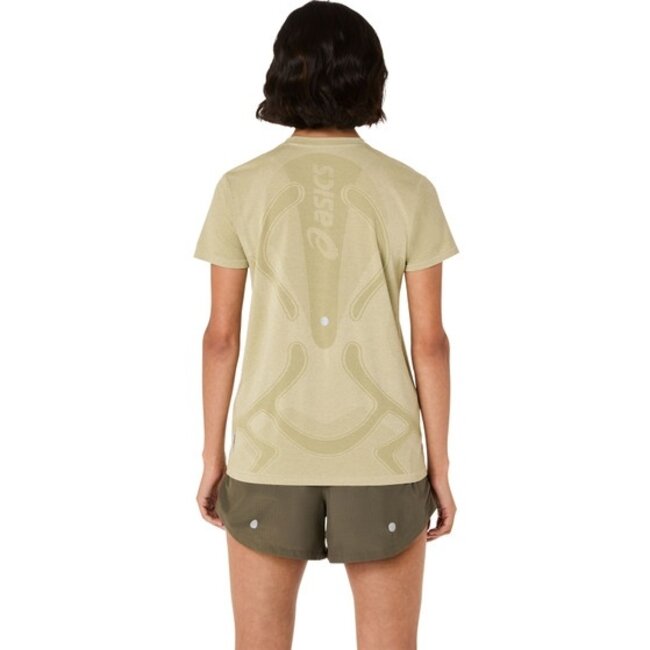 ASICS Road Seamless Shirt Dames - Groen