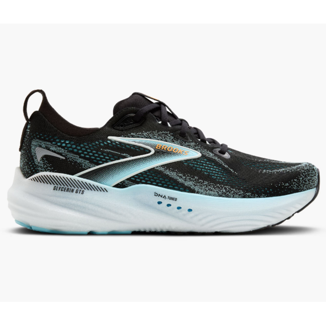 Brooks Glycerin GTS 22 Hardloopschoenen Heren - Zwart