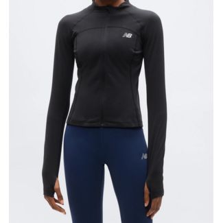 New Balance New Balance Harmony Fitted Full Zip Hardloopkleding Dames - Zwart