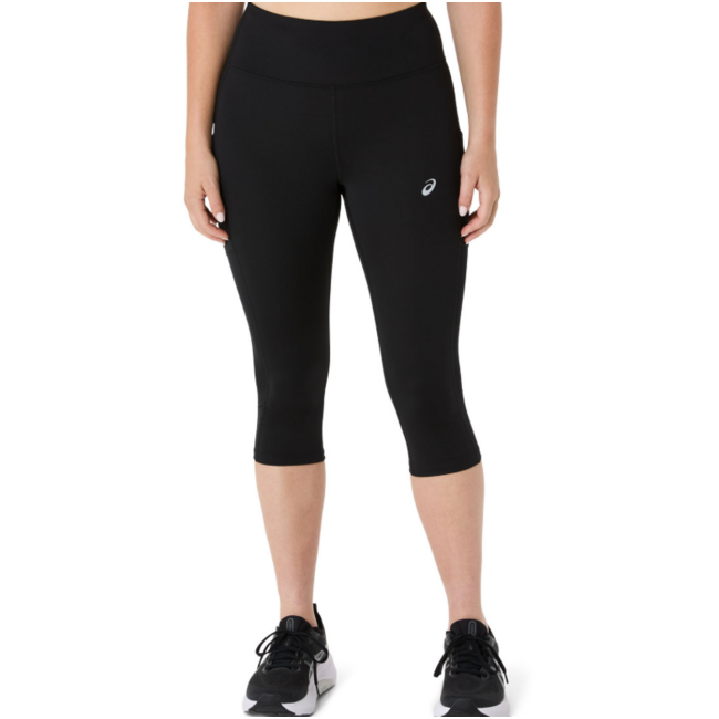 Asics core capri tight 001 Hardloopthights Dames - Zwart