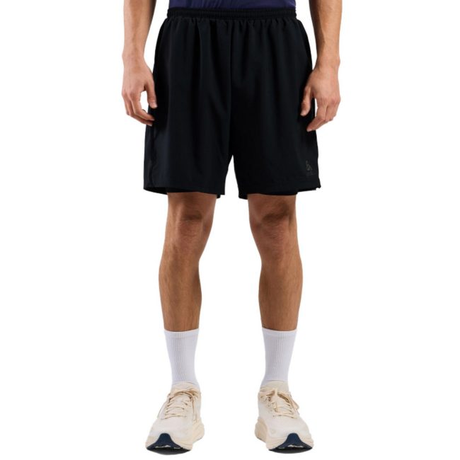 Odlo 2-in-1 Short 6 Hardloopshorts Heren - Zwart