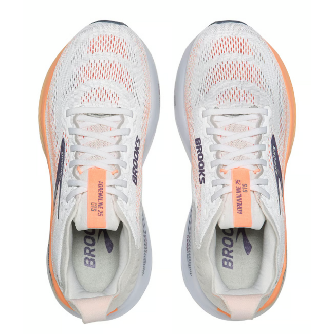 Brooks Adrenaline GTS 25 Hardloopschoenen Dames 062 - Wit