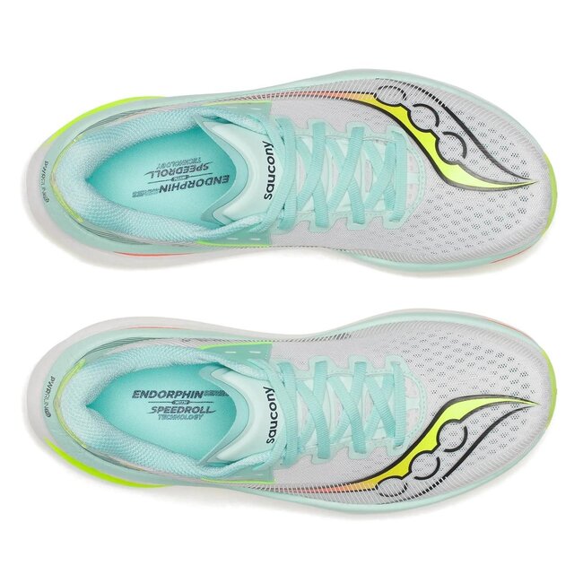 Saucony Endorphin Azura Hardloopschoenen Dames - Wit
