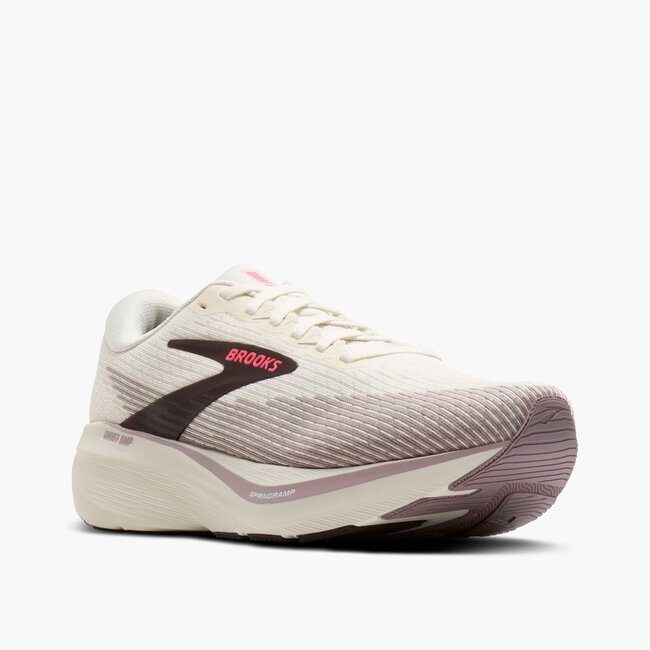 Brooks Ghost Amp Hardloopschoenen Dames - Wit