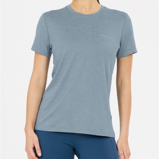 Endurance Alvaly W Melange S/S Tee Hardloopkleding  Dames 2182 - Blauw
