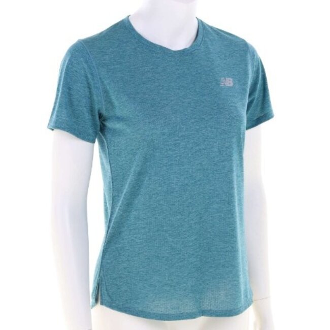 New Balance Athletics T Shirt Hardloopkleding Dames - Groen