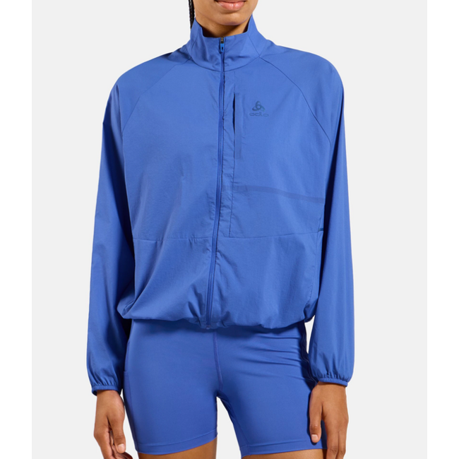 Odlo essential light jacket Hardloopkleding Dames - Blauw