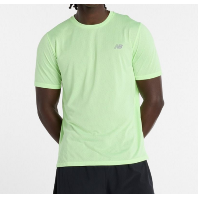New Balance Shirt Hardloopkleding Heren - Groen