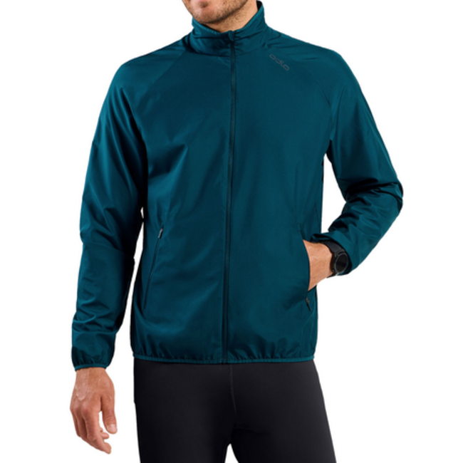 Odlo essential light jacket Hardloopkleding Heren - Groen