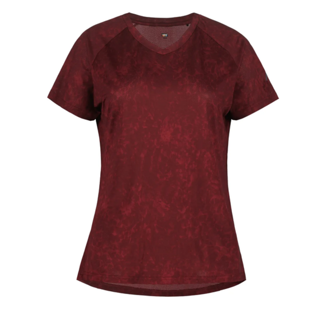 Rukka Muuko Print Hardloopkleding Dames - rood