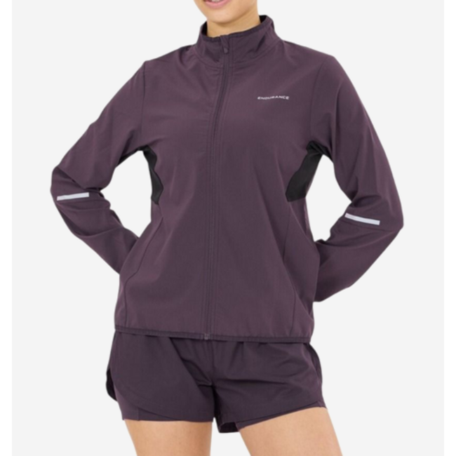 Endurance Sarika Jacket Hardloopkleding Dames - Paars