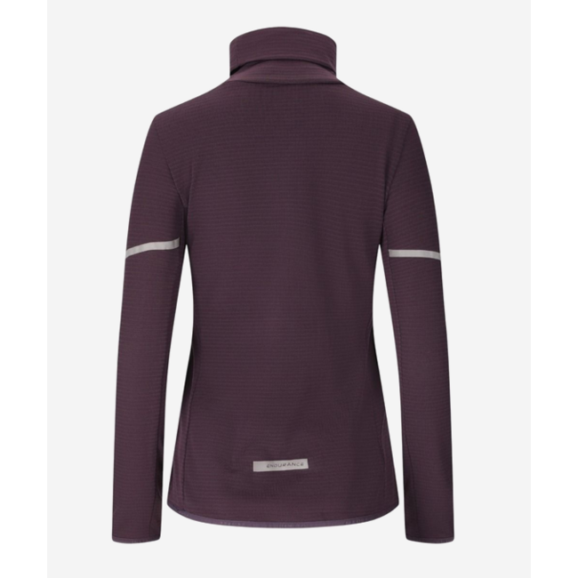 Endurance Bopha midlayer shirt Hardloopkleding Dames - Paars