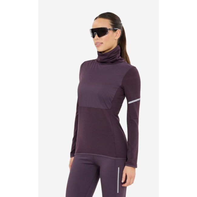 Endurance Bopha midlayer shirt Hardloopkleding Dames - Paars