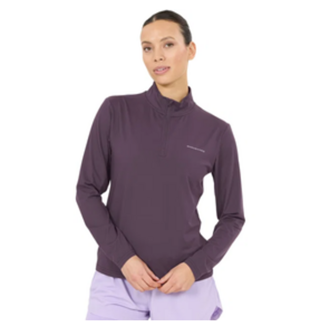 Endurance Shirt 1/2 zip Hardloopkleding dames - Paars