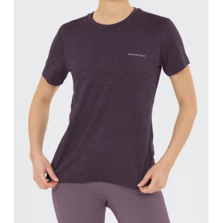 Endurance Endurance Shirt Alvaly Melange Hardkloopkleding Dames - Paasrs