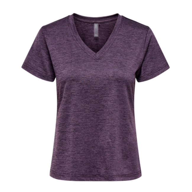 Endurance Shirt Alvaly Melange Hardloopkleding Dames - Paars