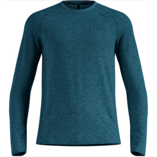 Odlo Odlo essential seamless t shirt crew neck heren - blauw