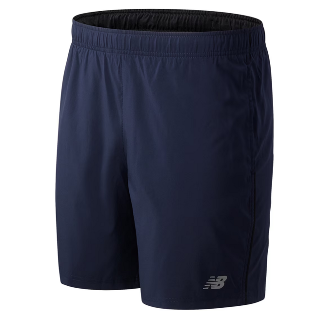 New Balance Heren Short 7in STS - Blauw