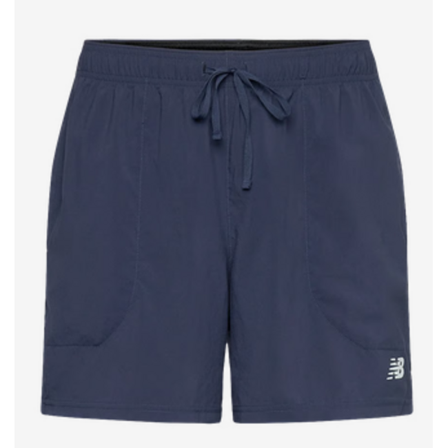 New Balance Heren short 5 in STS - Blauw