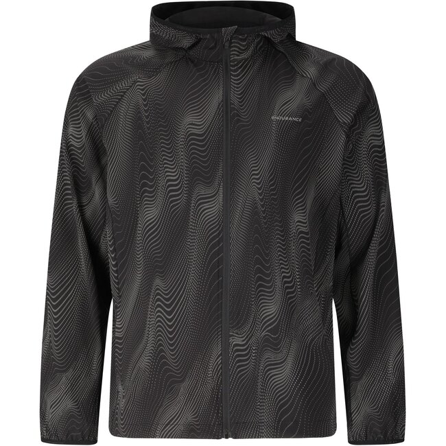 Endurance Malakas Jacket Hardloopkleding Heren - Zwart