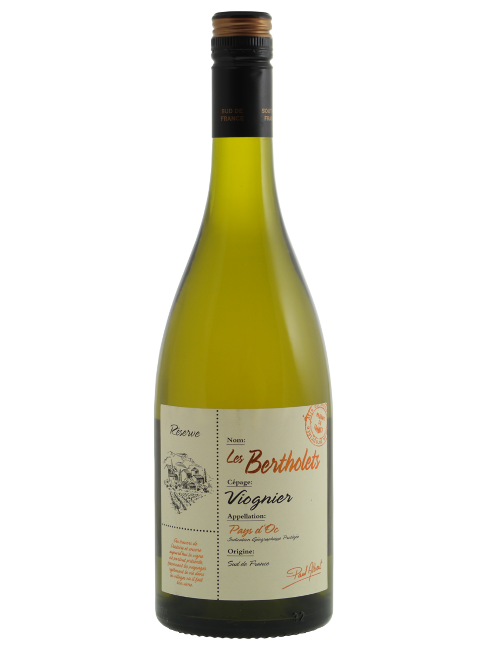 Les Bertholets Les Bertholets Viognier Réserve