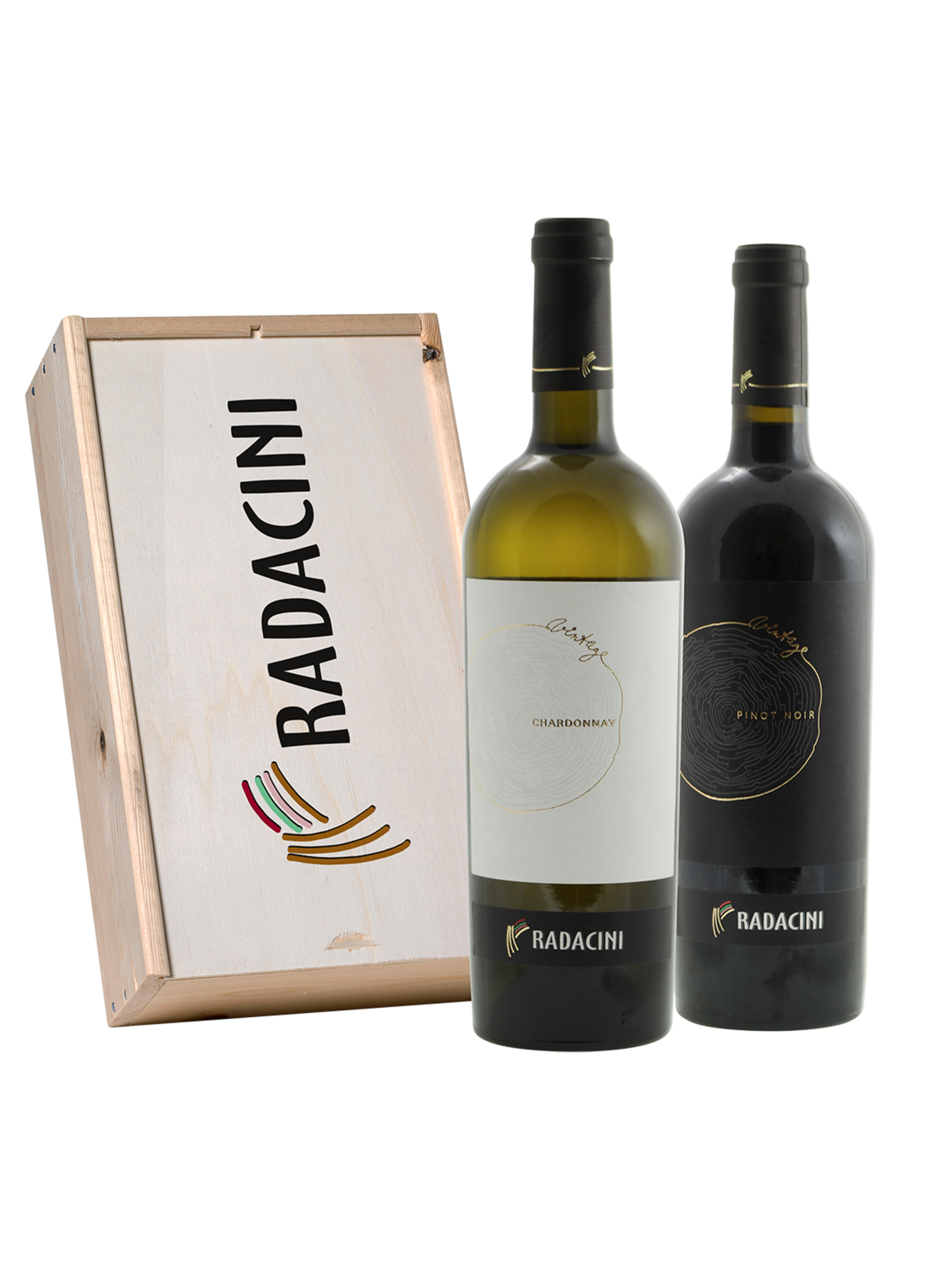 Radacini Radacini Vintage Chardonnay & Pinot Noir (in geschenkkist)