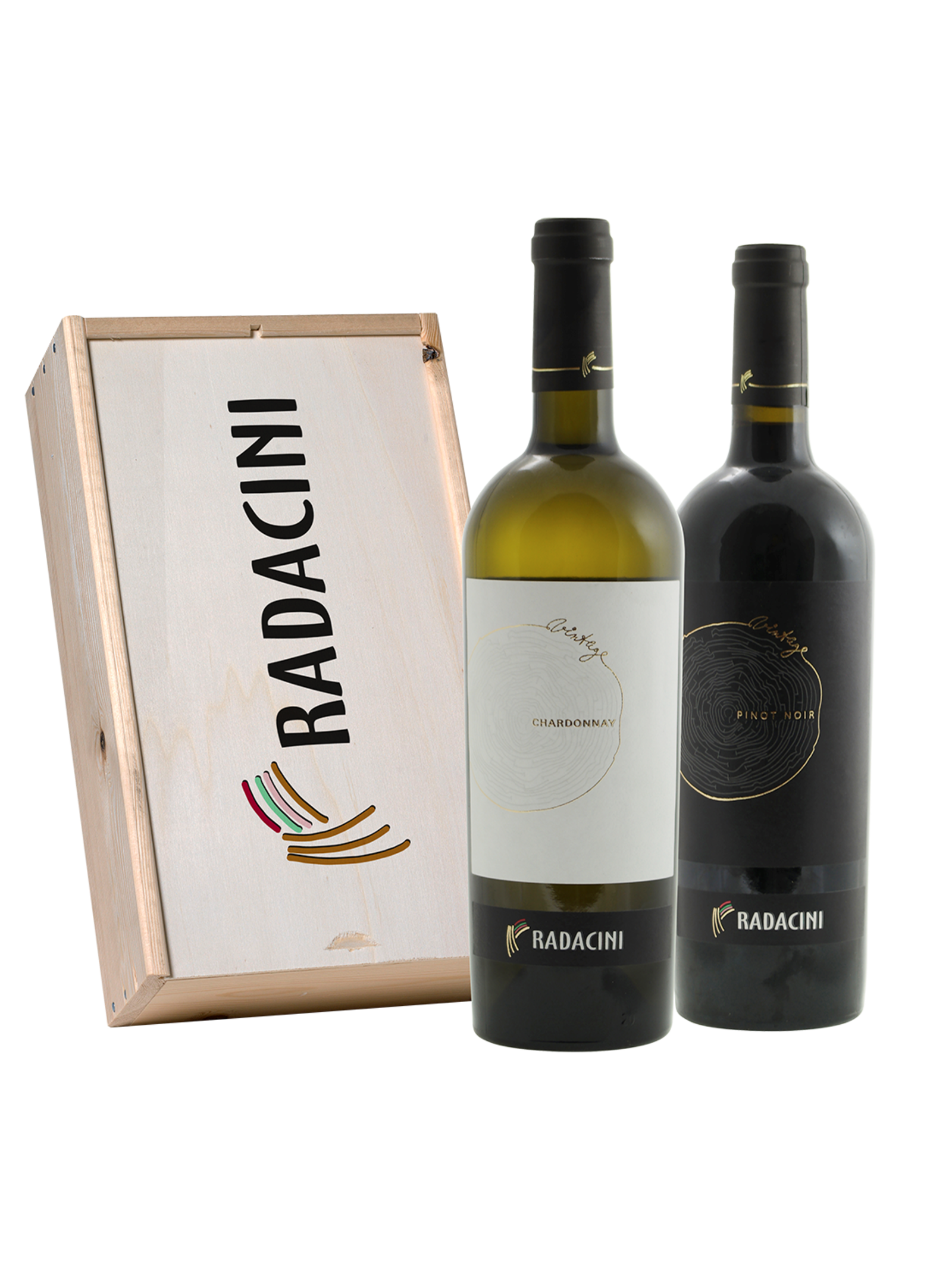 Radacini Radacini Vintage Chardonnay & Pinot Noir (in geschenkkist)