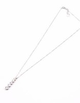 Lotus Silver Collier et pendentif Lotus Argent avec Swarovski