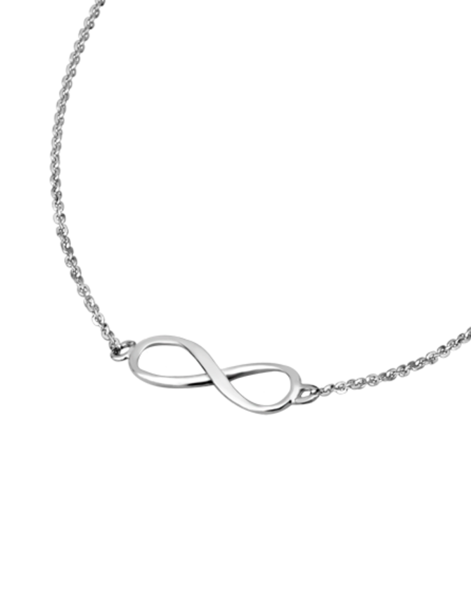 Lotus Silver Collier en argent avec l' Infiny 