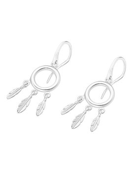 Lotus Silver Boucles d'oreilles Lotus Argent