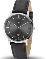 LIP LIP VALENTIN homme bracelet cuir noir 671703