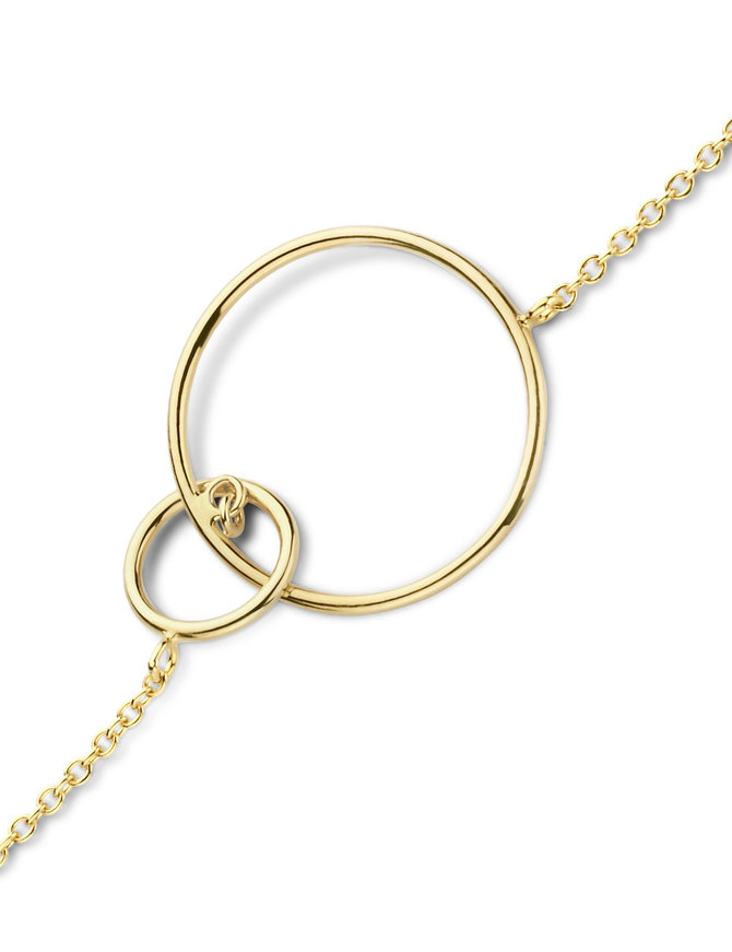 Naiomy Moments Bracelet en argent doré