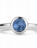 Ti Sento Bague en argent rhodié taille 54