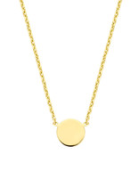 Naiomy Princess Collier en argent rhodié plaqué or