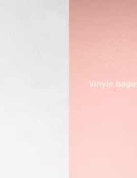 Les Georgette Vinyle Bague 12 mm Gris cl/Rose cl
