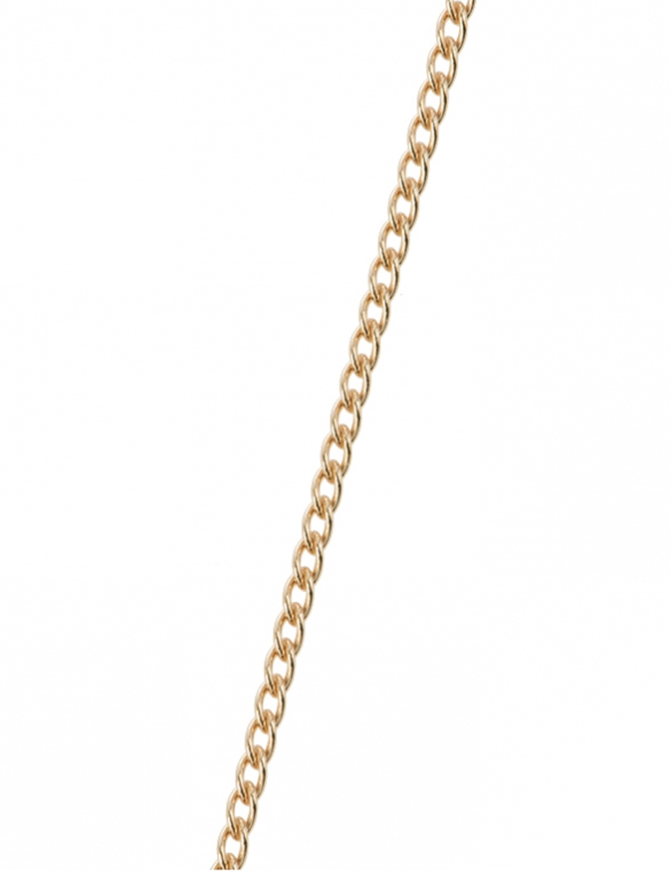 Les Georgette Chaîne pour pendentif argent doré
